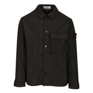 Stone Island Men Overshirt In Lightweight Recycled Nylon Reps